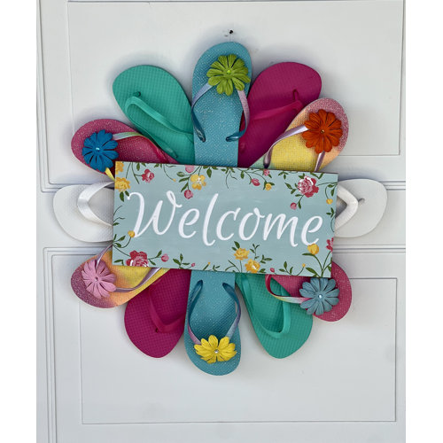 Rosecliff Heights Tulip Wreaths for Front Door Wayfair